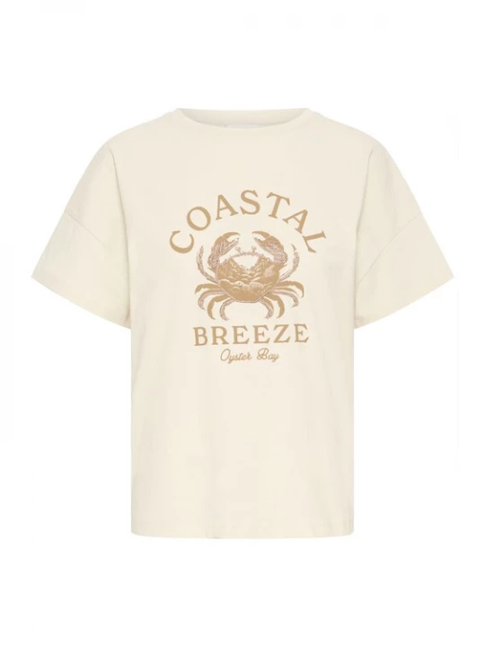 Foto van product Pulz Shirt camel / eierschaal