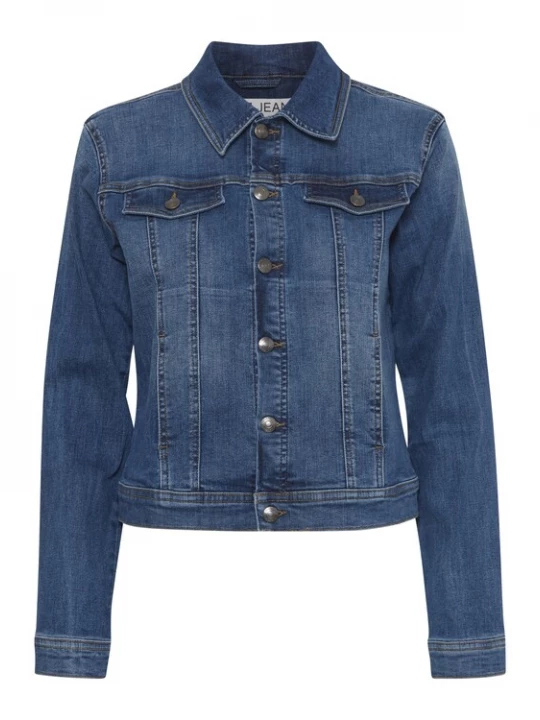 Foto van product Pulz Tussenjas 'PZKatja' blauw denim