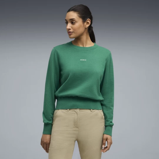 Foto van product PUMA 30904 CLOUDSPUN golfsweatshirt voor Dames, Groen