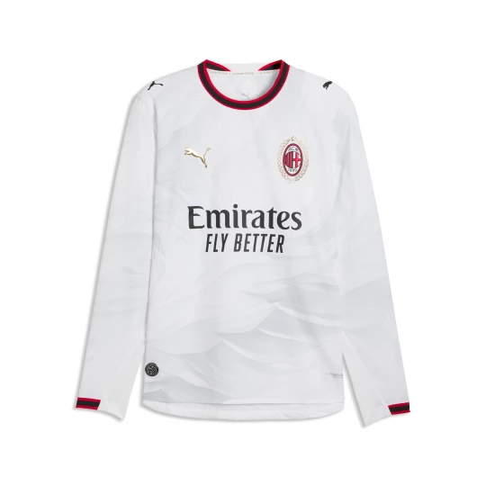 Foto van product PUMA AC Milan 26 / 27 authentiek uitshirt met lange mouwen voor Heren, Wit / Goud