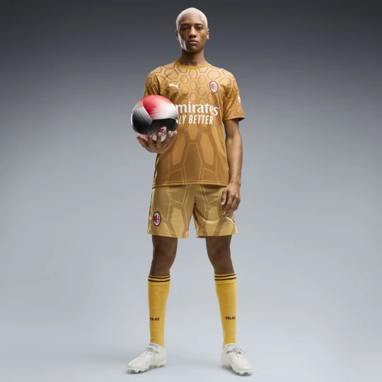 Foto van product PUMA AC Milan 26 / 27 keepersshort voor Heren, Zwart / Goud