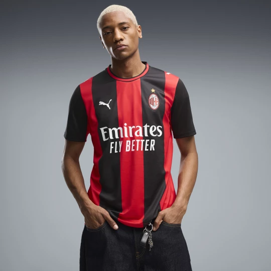Foto van product PUMA AC Milan 26 / 27 thuisshirt voor Heren, Zwart / Rood