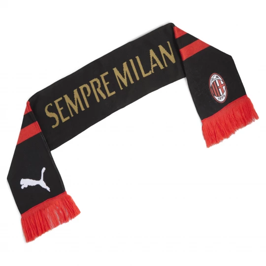 Foto van product PUMA AC Milan ftblEssentials sjaal, Zwart / Rood