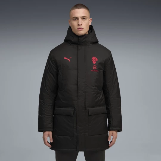 Foto van product PUMA AC Milan wintertrainingsjack voor Heren, Zwart / Rood
