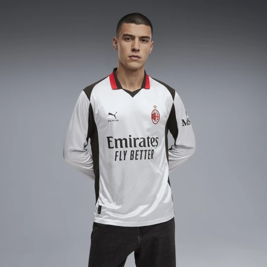 Foto van product PUMA AC MILAN x SLAM JAM shirt met lange mouwen voor Heren, Zilver