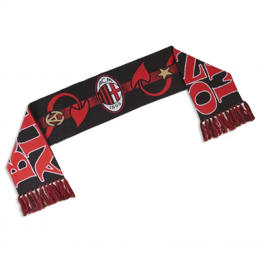 Foto van product PUMA AC MILAN x SLAM JAM sjaal, Zwart / Rood