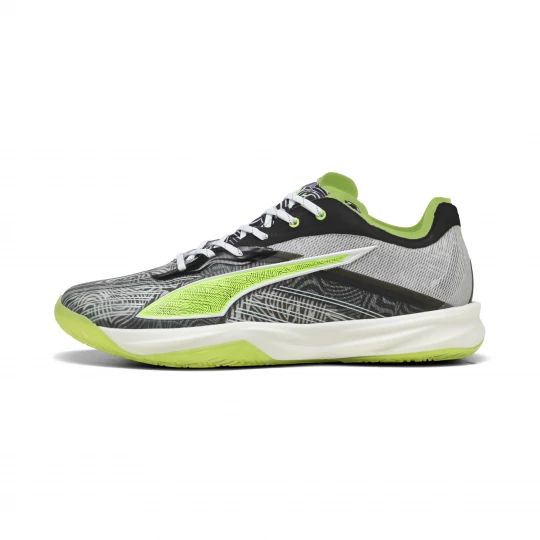 Foto van product PUMA Accelerate NITROâ¢ SQD 5 Launch Edition uniseks indoorschoenen, Zwart / Wit