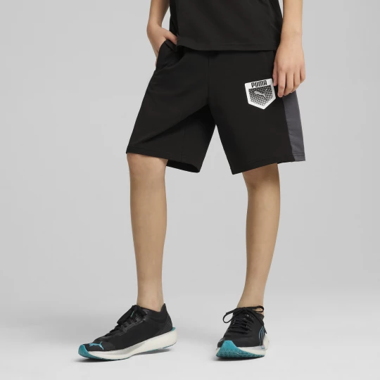 Foto van product PUMA Active Sports Sweatshort met print voor Heren, Zwart