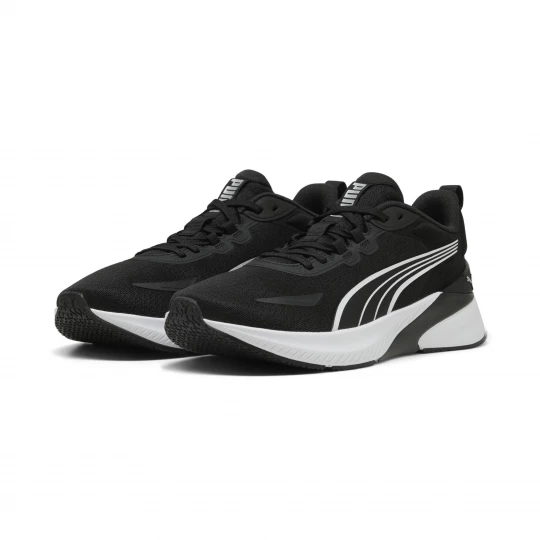 Foto van product PUMA Agile Lite uniseks sportschoenen, Zwart / Wit / Zilver