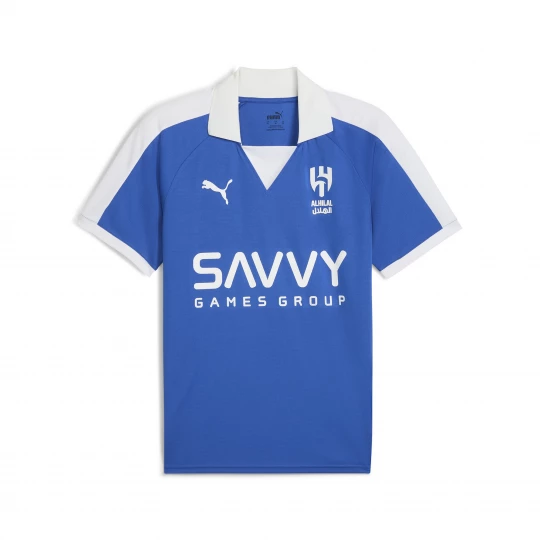 Foto van product PUMA Al Hilal Saoedi F.C. jubileumshirt voor Heren, Blauw / Wit