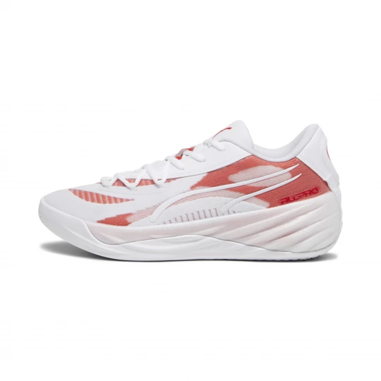 Foto van product PUMA All-Pro NITRO Team basketbalschoenen, Rood / Wit