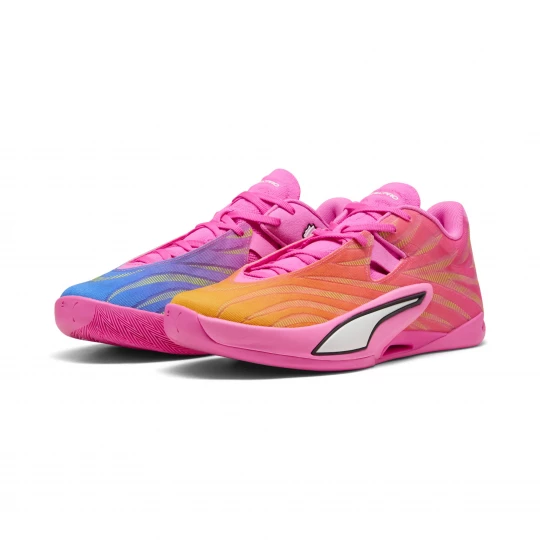 Foto van product PUMA All-Pro NITROâ¢ 2 Elite basketbalschoenen uniseks, Blauw / Roze / Groen