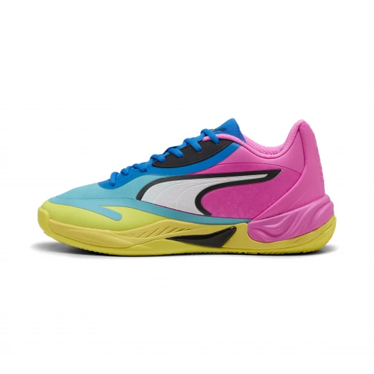 Foto van product PUMA All-Pro NITROâ¢ SkyBreak basketbalschoenen uniseks, Roze / Groen