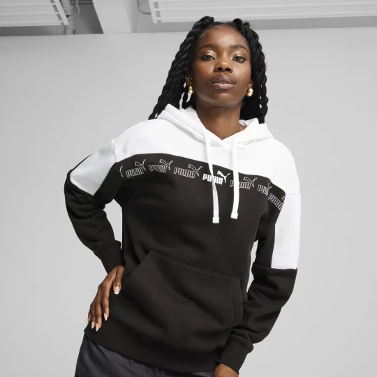 Foto van product PUMA Around the Block hoodie voor Dames, Zwart