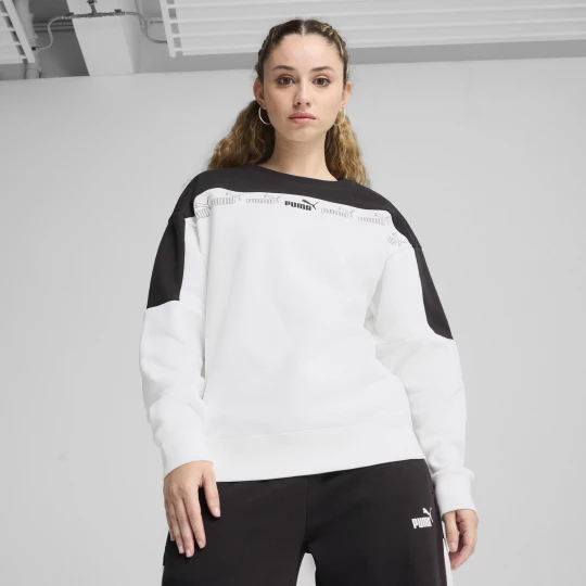 Foto van product PUMA Around The Block top met ronde hals voor Dames, Wit