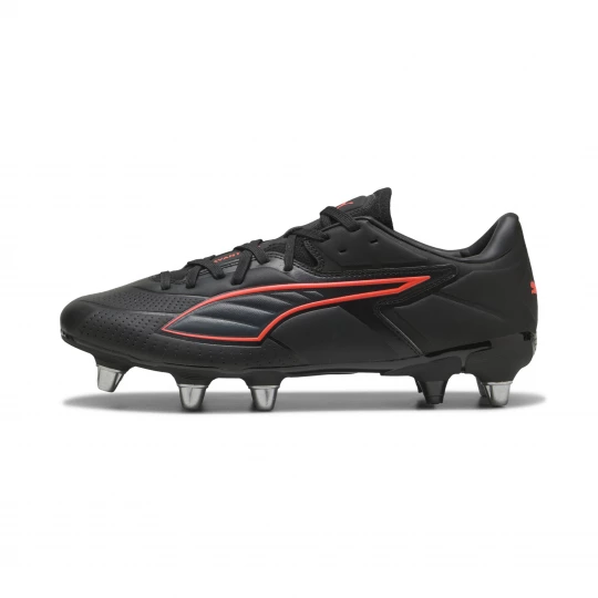 Foto van product PUMA Avant PRO II H8 rugbyschoenen voor Heren, Zwart / Grijs / Rood
