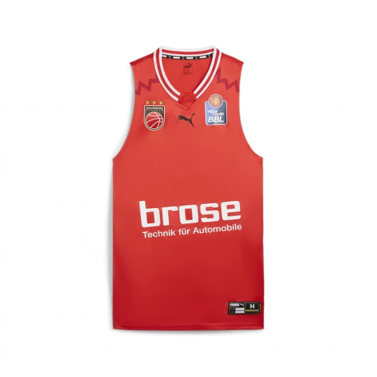 Foto van product PUMA Bamberg Game basketbalshirt II voor Heren, Rood