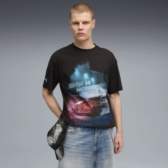 Foto van product PUMA BMW M Motorsport Car Graphic T-shirt voor Heren, Zwart