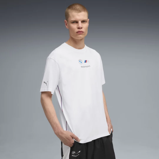 Foto van product PUMA BMW M Motorsport Essentials T-shirt met logo voor Heren, Wit