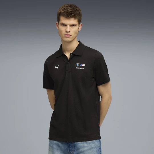 Foto van product PUMA BMW M Motorsport jacquard polo voor Heren, Zwart