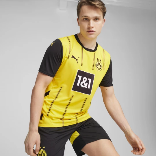 Foto van product PUMA Borussia Dortmund 24 / 25 thuisshirt voor Heren, Zwart / Geel