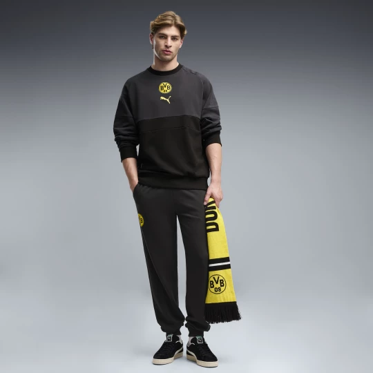 Foto van product PUMA Borussia Dortmund ftblCulture sweatpants voor Heren, Zwart / Geel