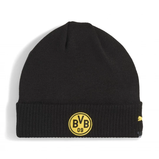 Foto van product PUMA Borussia Dortmund ftblEssentials beanie, Zwart / Geel