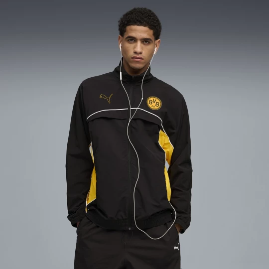 Foto van product PUMA Borussia Dortmund FtblStatement Cellerator jack voor Heren, Zwart / Geel