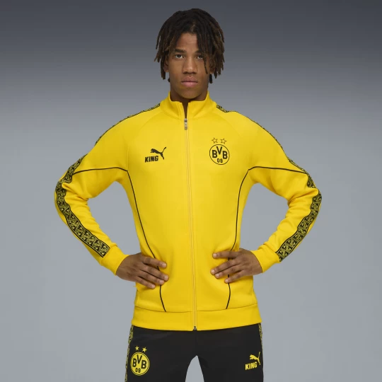 Foto van product PUMA Borussia Dortmund KING Anthem jack voor Heren, Zwart / Geel