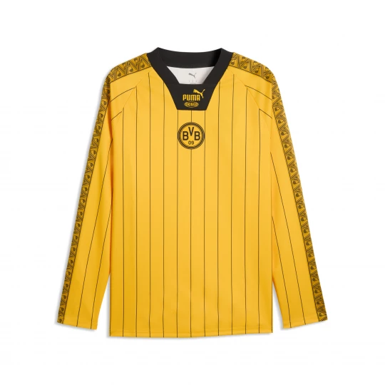 Foto van product PUMA Borussia Dortmund KING relaxt shirt met lange mouwen voor Heren, Zwart / Geel