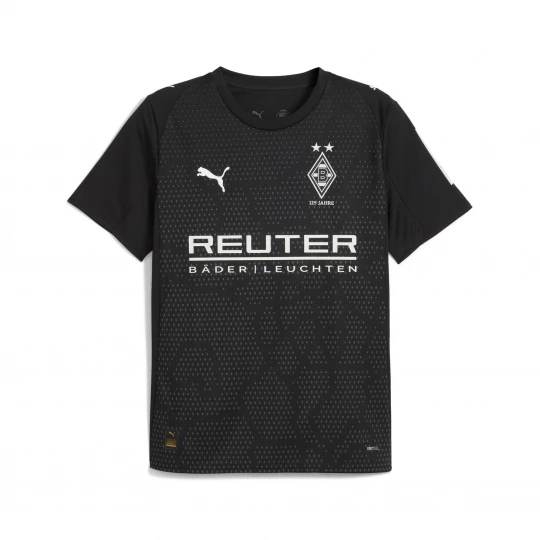 Foto van product PUMA Borussia MÃ¶nchengladbach 25 / 26 derde voetbalshirt voor Heren, Zwart / Wit
