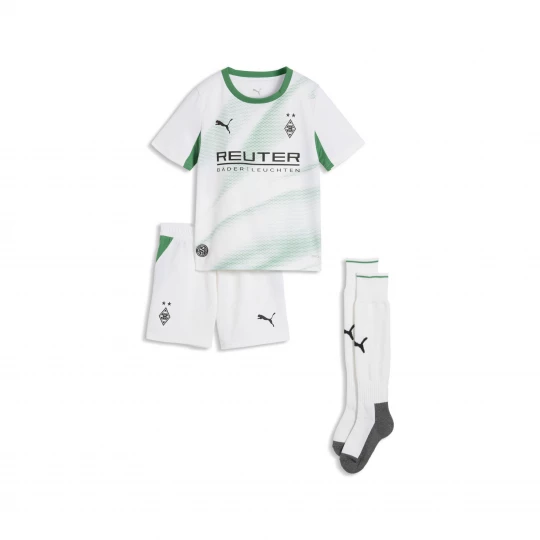 Foto van product PUMA Borussia MÃ¶nchengladbach 26 / 27 mini-thuistenue, Groen / Wit