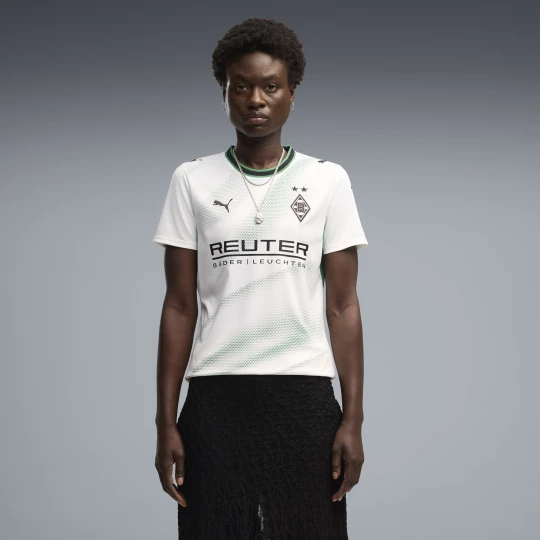 Foto van product PUMA Borussia MÃ¶nchengladbach 26 / 27 thuisshirt voor Dames, Groen / Wit