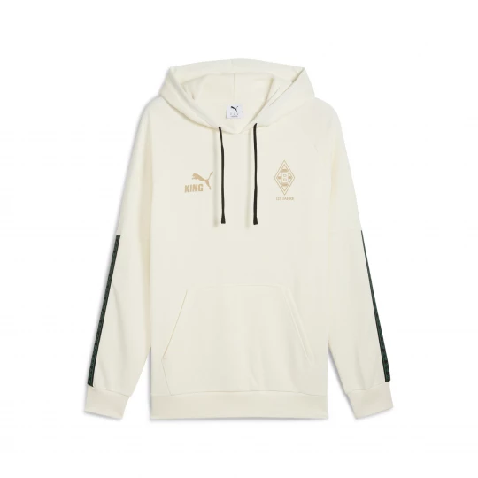 Foto van product PUMA Borussia MÃ¶nchengladbach KING hoodie voor Heren, Wit / Goud