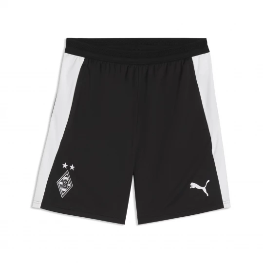 Foto van product PUMA Borussia MÃ¶nchengladbach slimfit trainingsshort voor Heren, Zwart / Wit