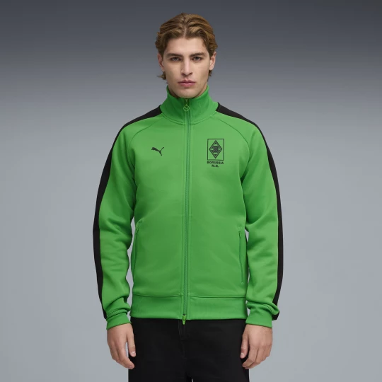 Foto van product PUMA Borussia MÃ¶nchengladbach T7 trainingsjack voor Heren, Groen / Zwart