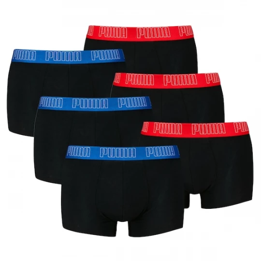 Foto van product PUMA Boxershorts blauw / rood / zwart / wit