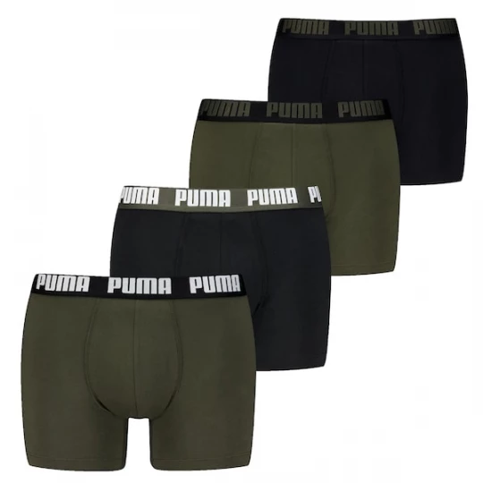 Foto van product PUMA Boxershorts donkergroen / zwart / wit