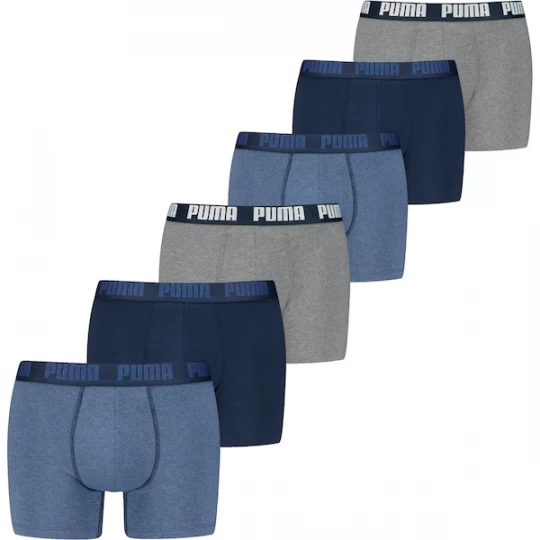 Foto van product PUMA Boxershorts 'Everyday' navy / opaal / taupe / zwart / wit