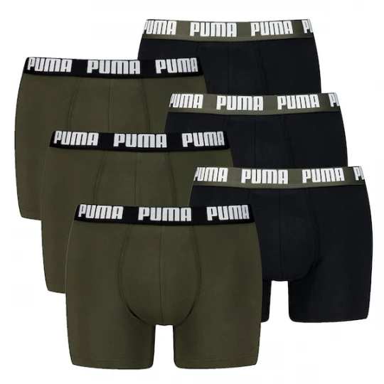 Foto van product PUMA Boxershorts groen / zwart / wit