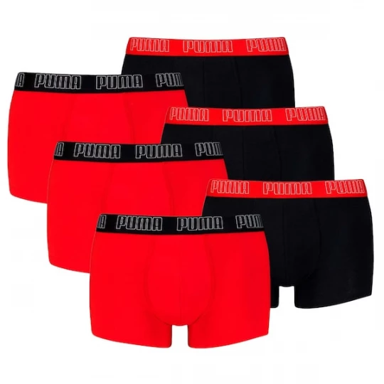 Foto van product PUMA Boxershorts rood / zwart / wit