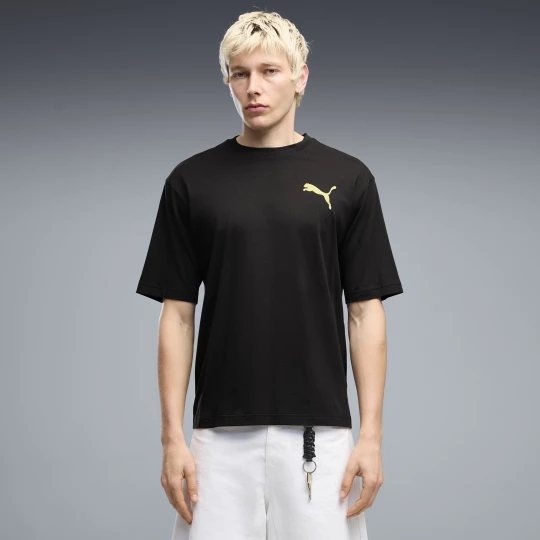 Foto van product PUMA Boxy utility-T-shirt met print voor Heren, Zwart