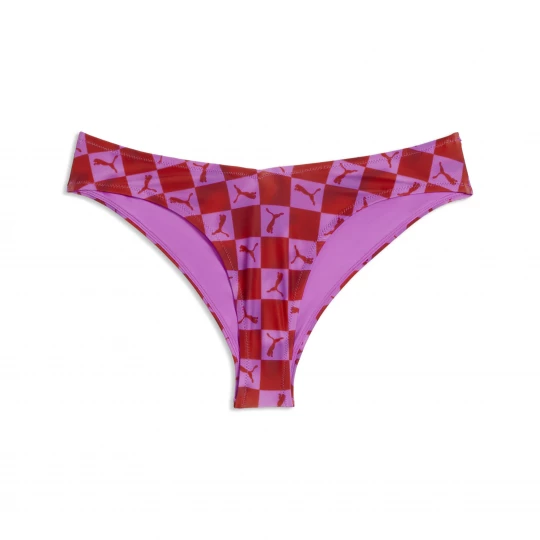 Foto van product PUMA Brazilian bikinibroekje voor Dames, Roze / Rood