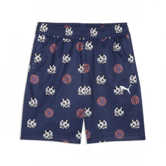 Foto van product PUMA Broek 'Sporty Cats' saffier / rood / wit
