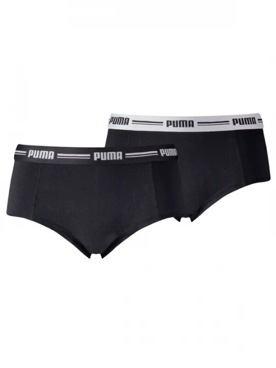 Foto van product PUMA Broekje 'Puma Mini Short 2 Pack' zwart