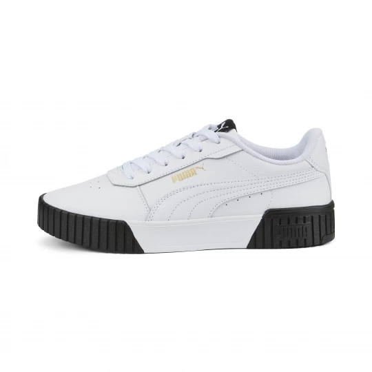 Foto van product PUMA Carina 2.0 sneakers voor Dames, Zwart / Wit / Goud