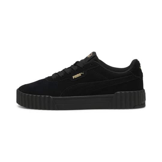 Foto van product PUMA Carina 3.0 Suede sneakers voor Dames, Zwart / Goud