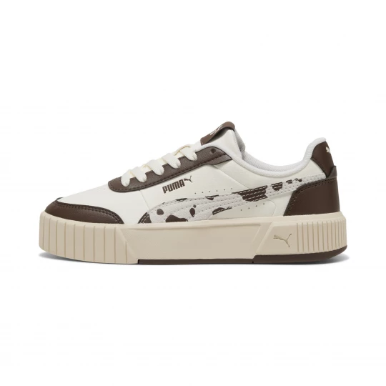 Foto van product PUMA Carina Mia Wild sneakers voor Dames, Wit / Bruin