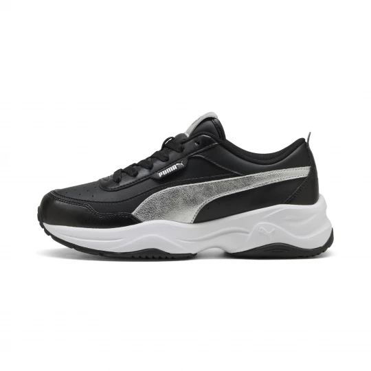 Foto van product PUMA Cilia Mode Metallic Whisper sneakers voor Dames, Zwart / Wit / Zilver
