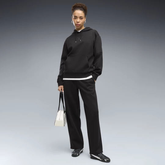 Foto van product PUMA Class Fleecebroek met rechte pijpen voor Dames, Zwart